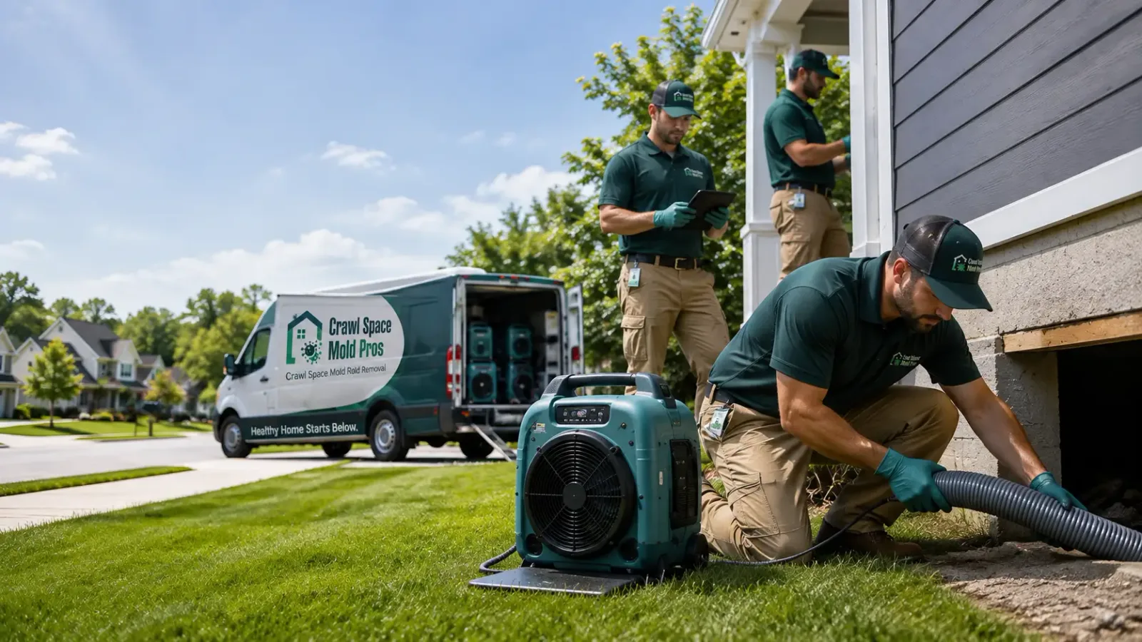 Crawl Space Mold Removal in Richland, PA
